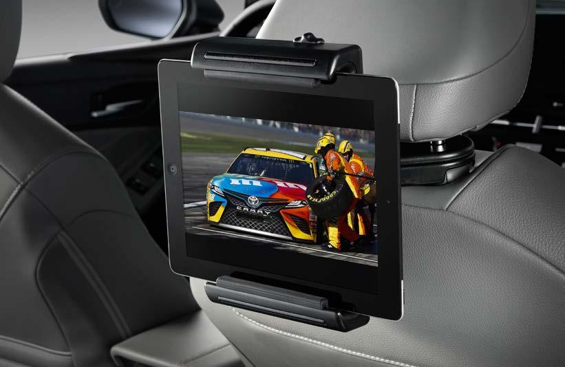devices, it holds your tablet, phone, music or video player in place.