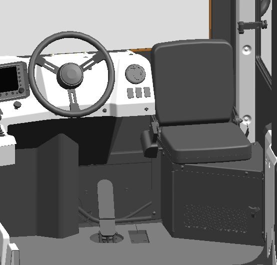4. Position the buddy seat to the stowed position and unbolt and remove the top access cover below the buddy seat (Reference Figure 3A).