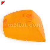 .. RE-01003A RE-01003B BP-RE-003 BP-RE-004 Round amber front left turn light lens for Renault models.