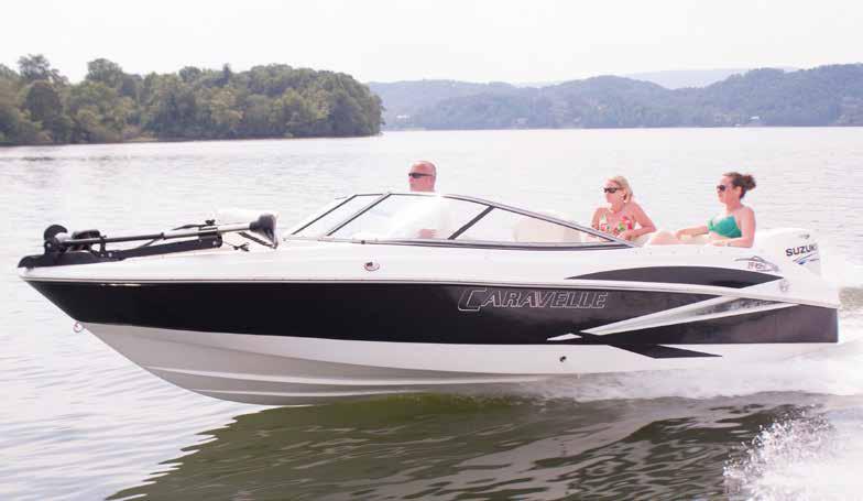 19EBo *Pictures May Show Optional Features SPECIFICATIONS Length...18 9 Beam...7 1 Weight...1820 lbs Fuel Capacity...22 gal Max HP...150 Max Persons.