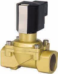 2/2-way valves DN 8 to DN 5 For neutral gases and liquid fluids Solenoid actuated, with forced lifting Diaphragm valves Internal threads /4 to G 2 or 1/4 N to 2 N Operating pressure to / 16 bar