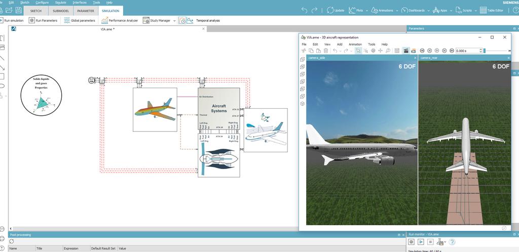 Simcenter Amesim for aerospace and defense Building a virtual integrated aircraft Stringent environmental regulations and increased worldwide competition have forced the aerospace industry to speed