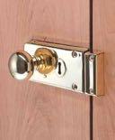 These provide a measure of security but can be forced by thieves so shouldn t be relied upon on their own. On external doors they must always be used in combination with a BS kitemarked lock.
