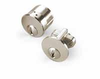 Providing a medium level of physical security Hardened steel pin and driver in the first position protect from drilling Pick resistant pin profiled brass pins and drivers Item Ref: Description Size