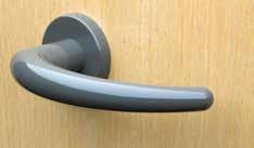 0577 02 coupe lever with 0247 10 rose Item Ref: Description Finish 0389 01 Lever handle - 23mm dia. suitable for use with ball bearing roses 55mm dia. 0388 01 Cranked lever handle - 23mm dia.