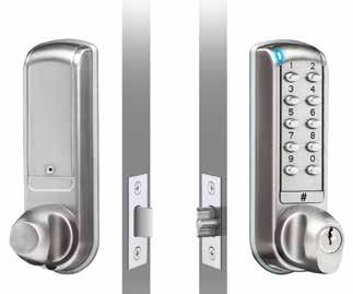 Access Control - Battery Powered Digital Locks Briton 9360 Electronic Digital Code Lock General Description A simple means of upgrading an existing mechanical digital code lock, or for new