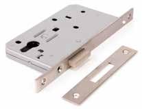 Tel: 01922 707400 Contract Security - Cylinder Lockcases Briton 5410 Euro Profile Cylinder Deadlock 145 25 Additional Features Suitable for use on doors without lever furniture that require locking