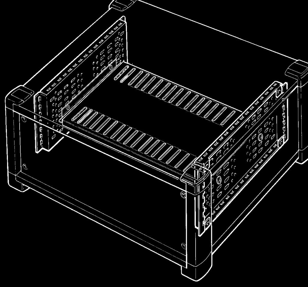 ACCESSORIES CHASSIS TRAYS AND SUPPORTS Chassis supports are available to provide additional support for 19" chassis or cardframes within the enclosures.