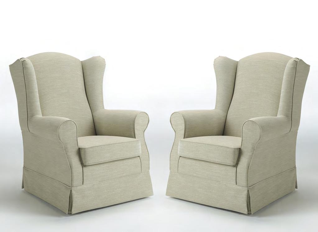 POLTRONE RELAX / ARMCHAIRS cod. 190 190 POLTRONA ARMCHAIR L (W) 83 - H 107 - P (D) 86 Peso Weight: 24,5 Kg.