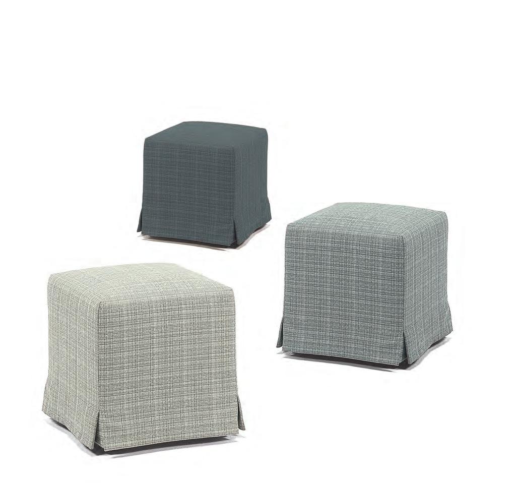 POLTRONE RELAX / ARMCHAIRS cod. 170 170 POUFF POUFF L (W) 42 - H 42 - P (D) 42 Peso Weight: 4,30 Kg.