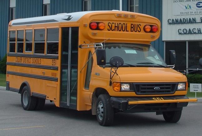 PRICES FOR TYPE A SCHOOL BUSES AND OPTIONAL EQUIPMENT NOTES: 1) For wheelchair lift buses, you must specify desired lift make and location - front or rear.
