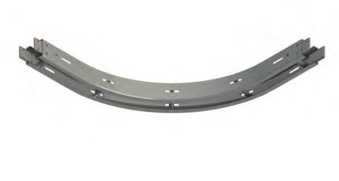 These modules are made by bending of 2 stainless steel half-profile sections with spacers. They allow reduced volume thanks to the absence of rotating plates, but create additional friction.