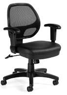 G GEO GEO model OTG11640B Value priced, quality mesh seating. Scuff resistant arched base.