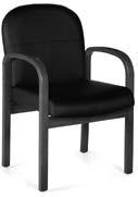 H HARVEST / HUMBER SEATING HARVEST model MVL2705 Wood frame guest chairs with fully upholstered cushions. Canadian made.