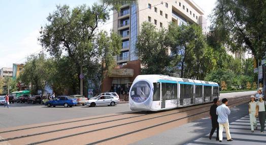 LRT in Almaty The next in time and modern step within the city transport policy reform is LRT.