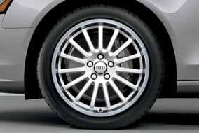 design makes this 15-spoke wheel the perfect complement to the A4.