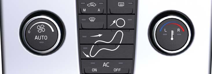 ELECTRONIC CLIMTE CONTROL, ECC* UTOMTIC CONTROL In UTO mode the ECC system controls all functions automatically making driving simpler with optimum air quality.