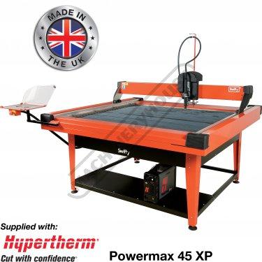 SWIFTY 1250 XP - Compact CNC Plasma Cutting Table Water Tray System, Hypertherm Powermax 45XP Cuts up to 12mm Ex GST Inc GST $20,500.00 $22,550.