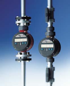 For flow rates from 1 l/h up to 400 l/min.