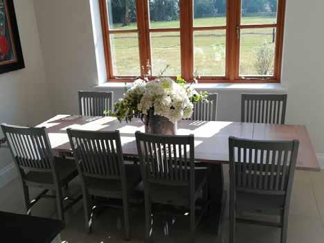 Sold as a set with the Harrogate chairs, also by Neptune Table finish: bleached oak Chairs finish: Fog