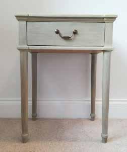 Price 765 NOW 260 per unit MISCOMBE THREE DRAWER BEDSIDE TABLE