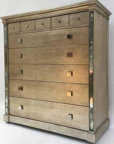 TORBERRY FIVE DRAWER CHEST Finish: Chevalier Codes: 304506 /304700 H: 127cm x W: 116cm x D: