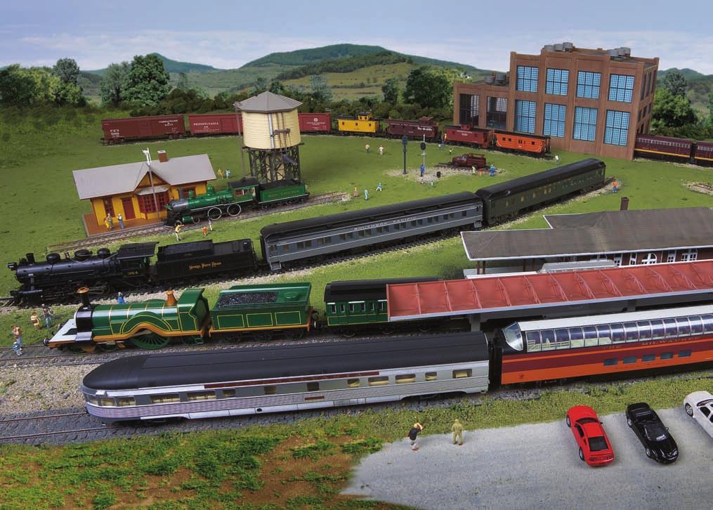 MODEL ALL YOUR FAVORITE RAILROADS A B C With so many great models available, it can be hard to limit yourself to just one railroad, location or era.