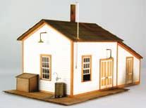 Pump House #1 - Kit GCLaser. 4-1/4 x 3-5/8 x 3" 10.8 x 9.2 x 7.
