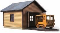 98 G SCALE O SCALE On30 SCALE Pit Stop N Woodland Scenics AutoScenes 785-5342 Pit Stop Reg.