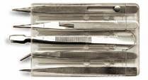 Tweezernose pliers in a tri-fold fabric pouch. 791-90120 Railroader s Tool Kit Reg. Price: $52.