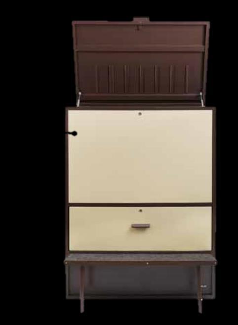 Colour: Ivory Vertical Plan Filing Cabinet