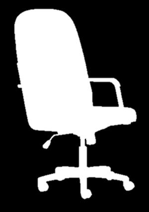 Economy High Back Swivel & Tilt Gas Height Adjustment 600mm Black Nylon Base Square Tubing Frame Seating Colour: Black / Blue / Burgandy Economy Side Chair Skid