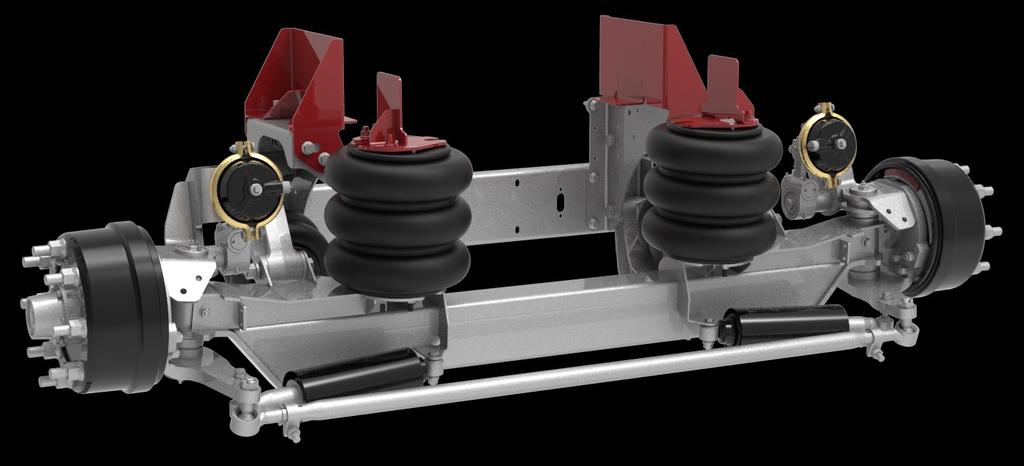 The patented, interchangeable ride height brackets allow the installer to manage inventory dollars and still have a lift