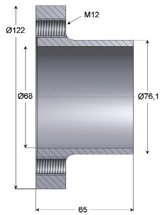 COUNTER FLANGES CODE MATERIAL With weld neck
