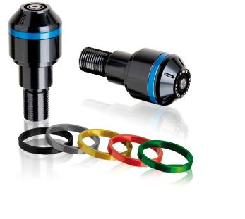 TECHNICAL SECTION / Models HI-TECH PARTS BAR ENDS 199 SHORT WITH RING MODEL BAR ENDS BY PAIR SHORT WITH RING MODELS SET OF UNIVERSAL BLACK SECTION FOR HANDLEBARS DIAMETERS BETWEEN 13-18 mm.