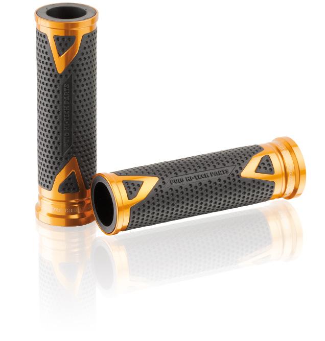 TECHNICAL SECTION HI-TECH PARTS RADIKAL GRIPS 219 HANDLEBAR Suitable for diameter 22 mm. RUBBER Non-skid texture. Pleasant compound. 64gr. WEIGHT 64 grams.