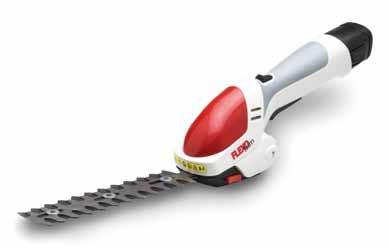 Cordless Grass & Brush Shears GBS 10,8 LI Small, compact and powerful Reciprocating shrub shear blades: for increased cutting performance and low vibration Ergonomic placed operation elements and