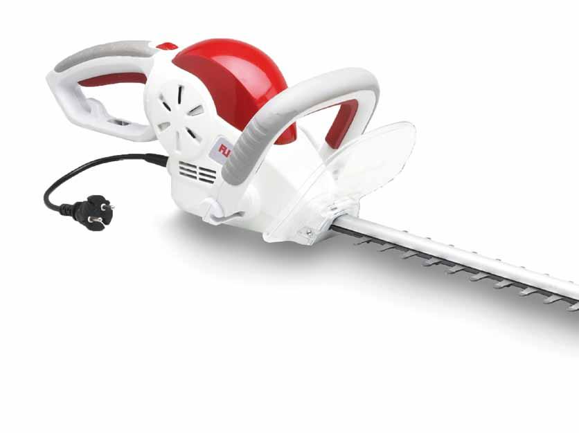 Electric Hedge Trimmer HS 1516 D Economic and efficient Large start button: for comfortable and safe switching to or in