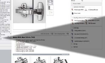 You can then order your products straight away and access CAD drawings through HettCAD.