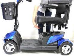 Warning To avoid personal injury, ask for assistance, if necessary, while disassembling or assembling your scooter. Please follow the steps. 1.