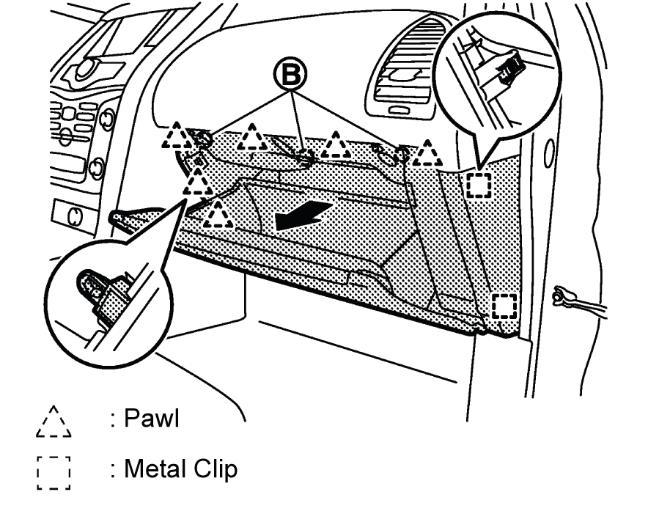 10 5) Locate Wi-Fi module in front of glovebox lamp and inboard of protective felt insulation as shown in Fig. 10.