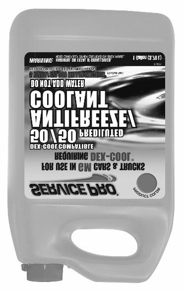 Page 22 Universal Antifreeze & Coolant Solution Light YELLOW 8 39 461 45 300,000/600,000 mile cooling system protection Eliminates need