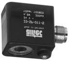 .. + 50 hc Standard for series MS-20, MF-04 Solenoid coils with M12