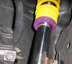 production car on the supplied shock