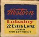 Like LR- 3 except slightly different top label format. XL-1.22 EXTRA LONG. "LESMOK POWDER".