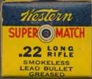 The "SUPER MATCH MARK II" Issues During 1940 Western found that a reduced muzzle velocity would improve the accuracy of their match grade loadings.