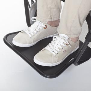 Comfort Tilt Lock When bringing the wheelchair user to an upright position, the Comfort