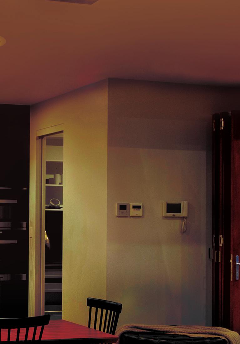 where colour temperature adds warmth to the room when dimmed.