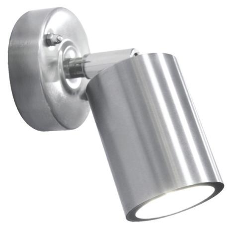 Up/Down Wall Light 2 x 3 watt s and driver inbuilt 316 stainless steel body and base Clear