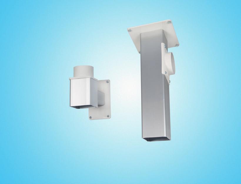 Brackets All Movex laboratory extractors have as standard a full swivel that allows 360 of rotation without the need to add special sleeve couplings.